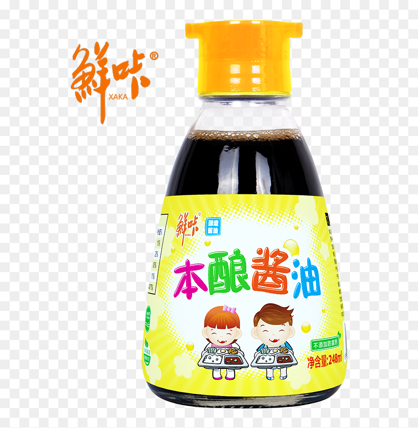 Japanese Style Natural Fermentation Light Soy Sauce - Bottle, HD Png Download - soy sauce png
