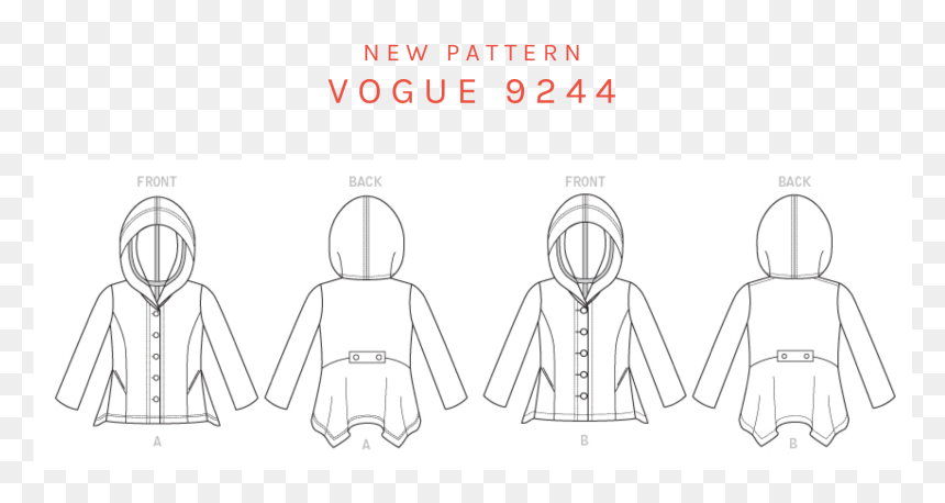 Clipart Black And White Download New Vogue Cardigan - Line Art, HD Png Download - vogue png