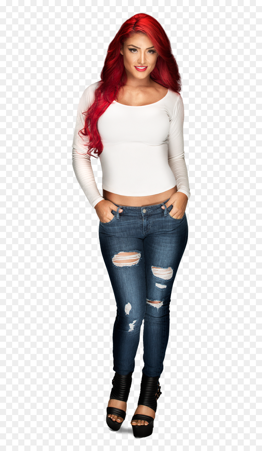 Wwe Girl Image Hd Full, HD Png Download - eva marie png