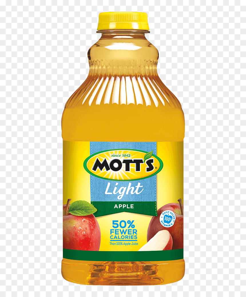 Mott"s® Apple Light - Motts Light Apple Juice, HD Png Download - apple juice png