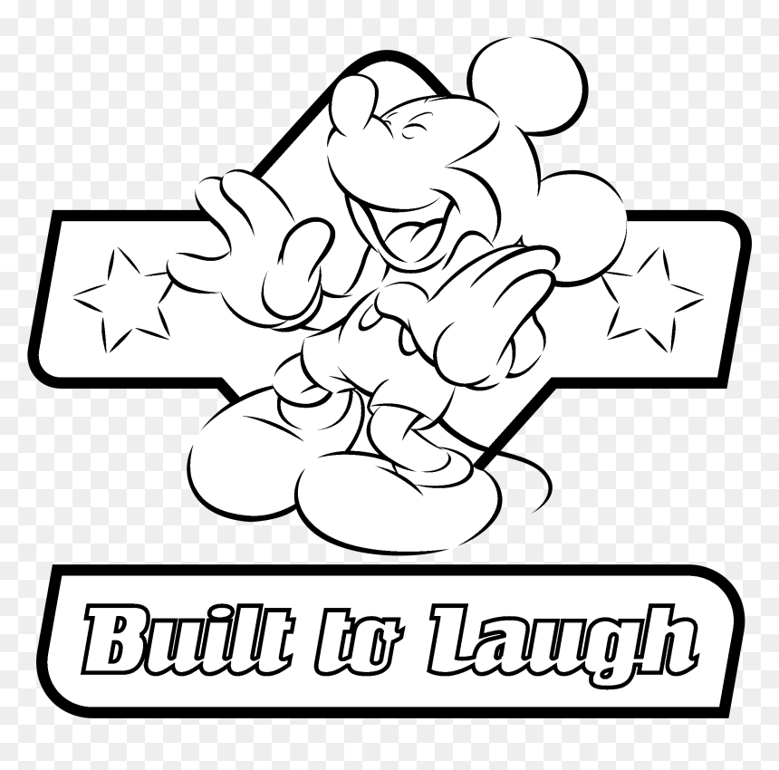 Line Art, HD Png Download - mickey mouse hands png