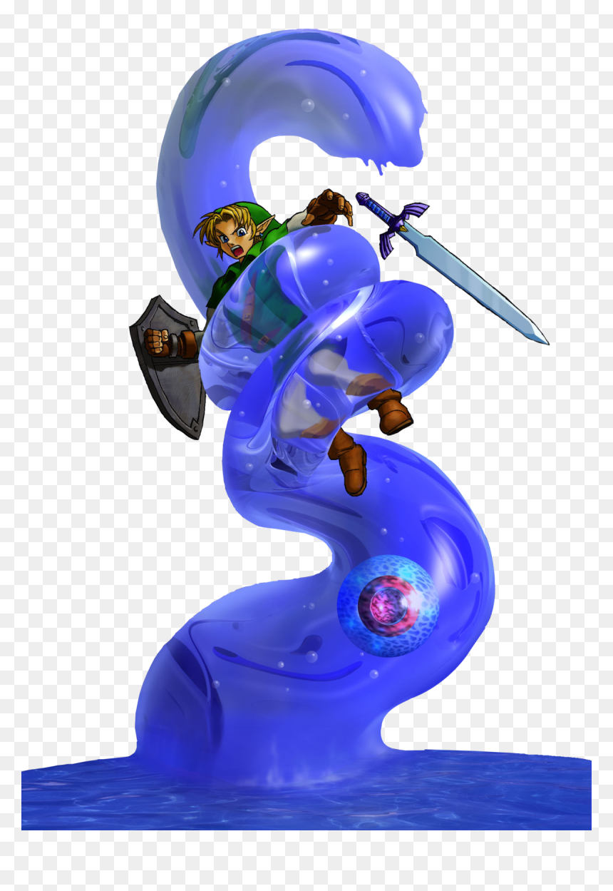Legend Of Zelda Ocarina Of Time Morpha, HD Png Download - ocarina of time link png