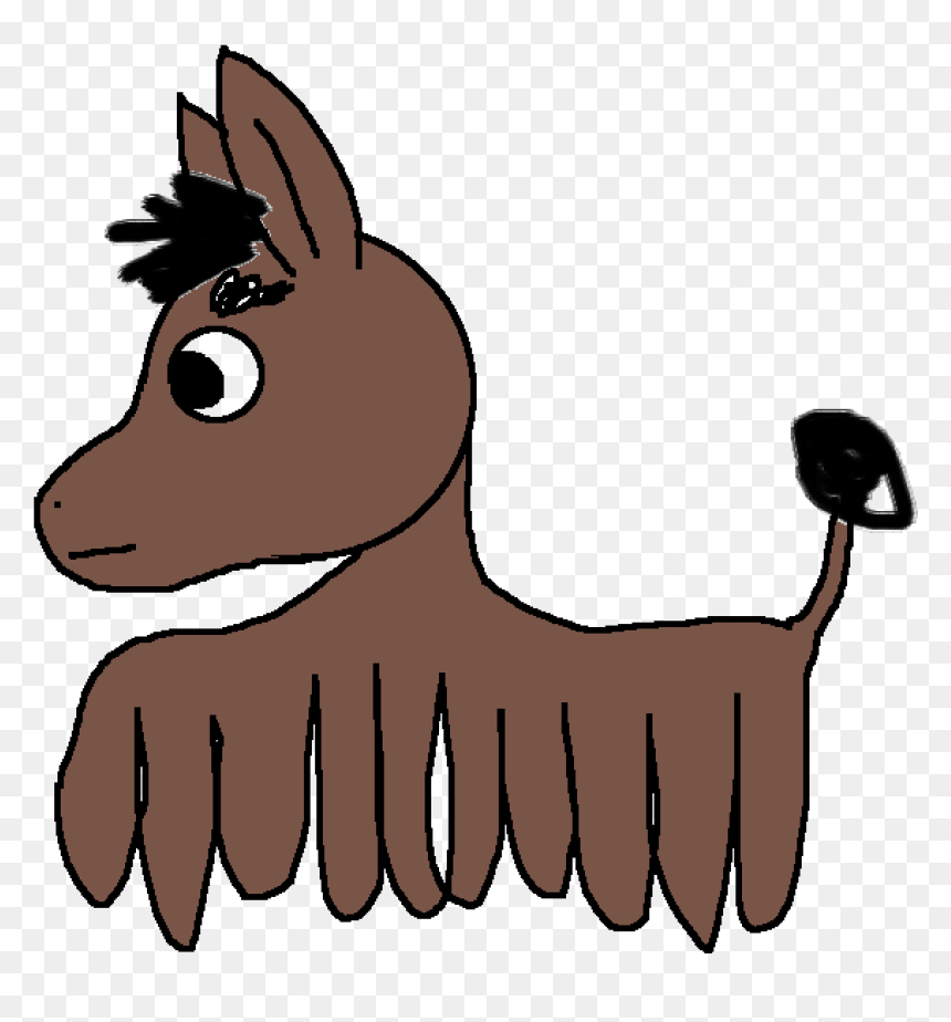 Donkey With Ten Legs - Cartoon, HD Png Download - cartoon legs png