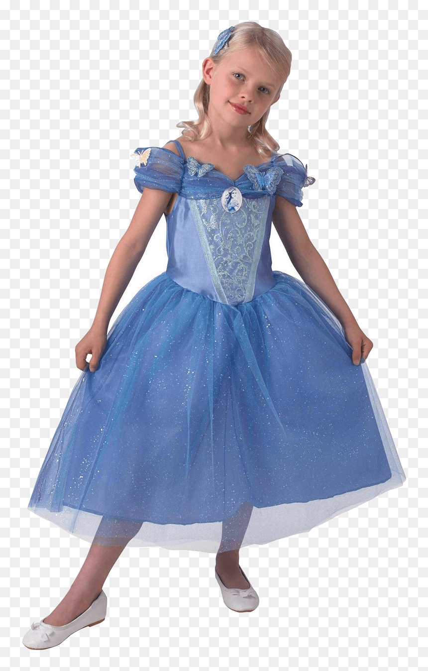 Transparent Princess Cinderella Png - Disfraz Cenicienta Niña, Png Download - princess cinderella png