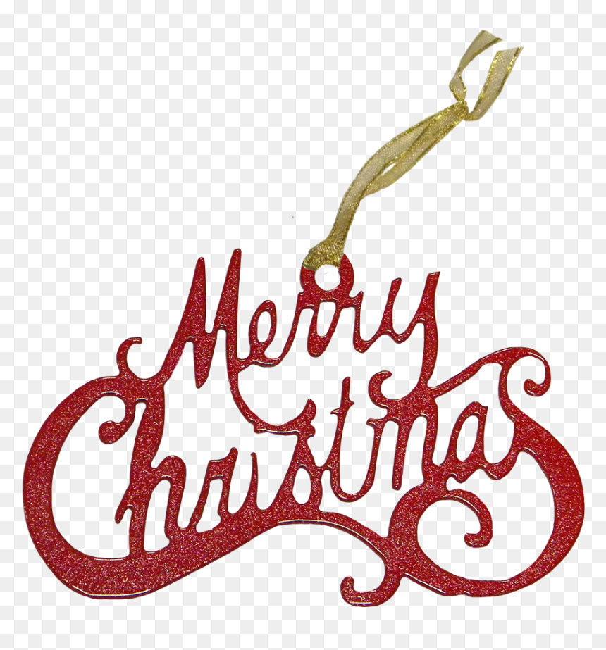 Merry Christmas Ornament Red Sparkle - Merry Christmas Cut Out Template, HD Png Download - red sparkle png