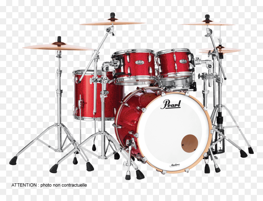 Transparent Red Sparkle Png - Pearl Master Maple Complete Red, Png Download - red sparkle png