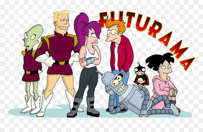 Free Png Futurama Bender Fry Leela Png Images Transparent - Futurama Png, Png Download - futurama png