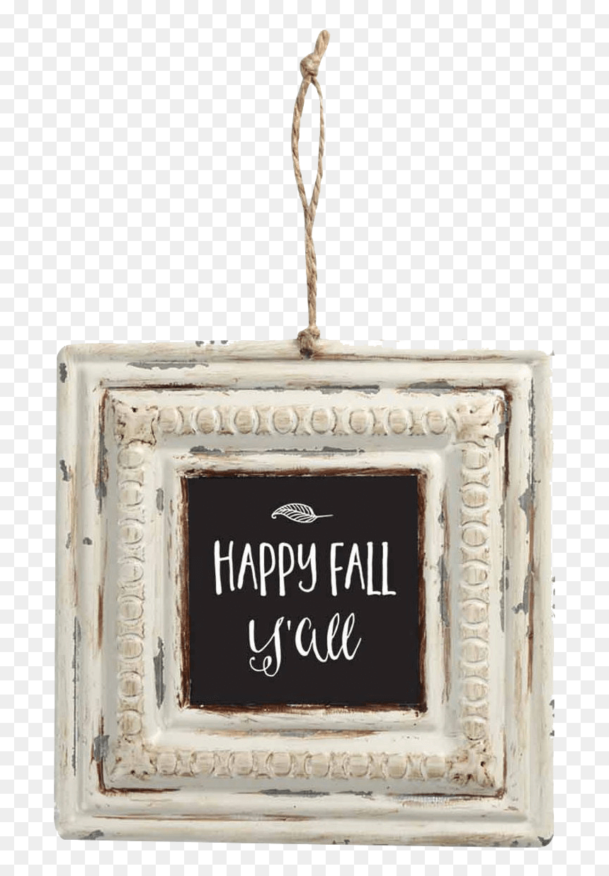 Gray & White Fringed Cashmere Throw - Picture Frame, HD Png Download - happy fall png