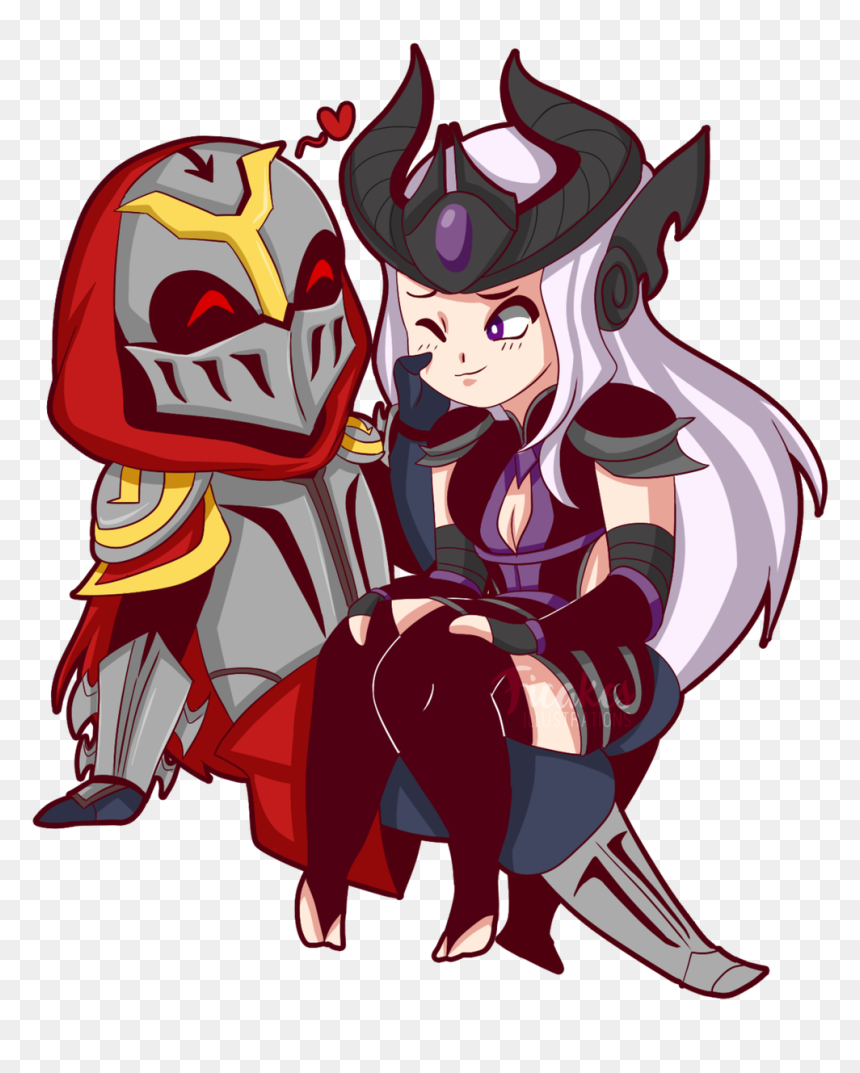 League Of Fanarts - Cartoon, HD Png Download - zed png