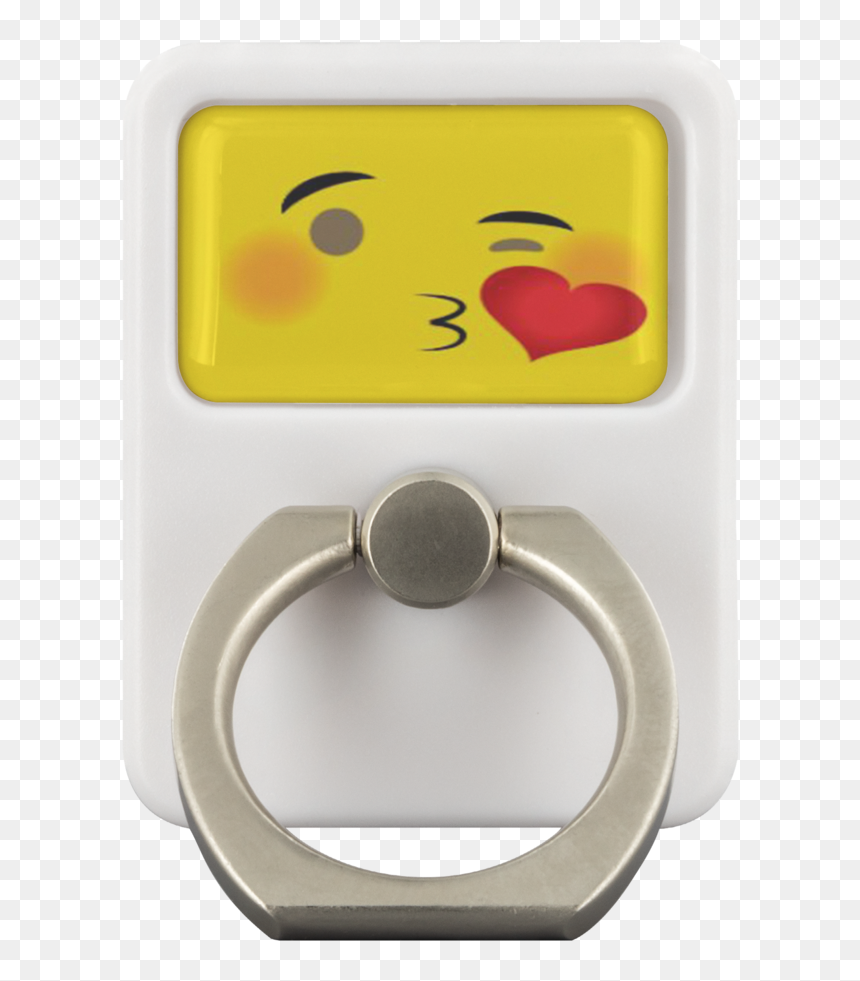 Phone Ring Grip Holder Emoji Kissy Face - Ring, HD Png Download - ring emoji png