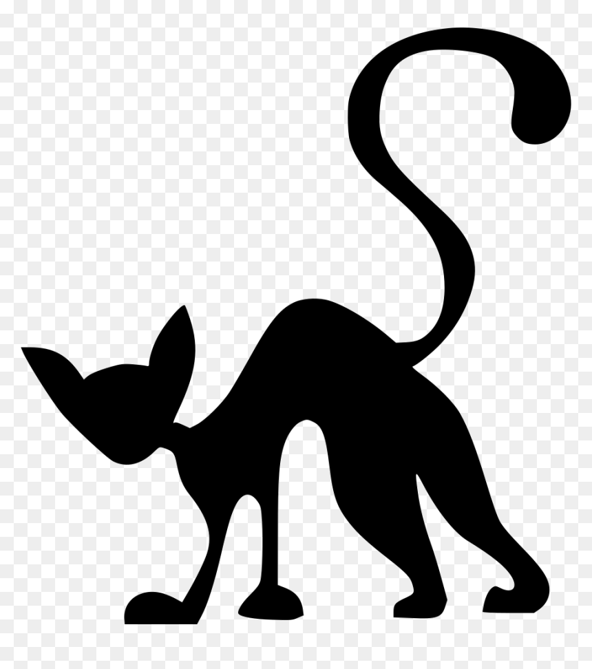Cat Ugly Animal Horror Halloween - Portable Network Graphics, HD Png Download - halloween cat png