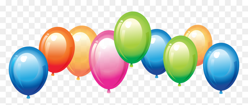 Balloon Decoration Png, Transparent Png - party streamers png
