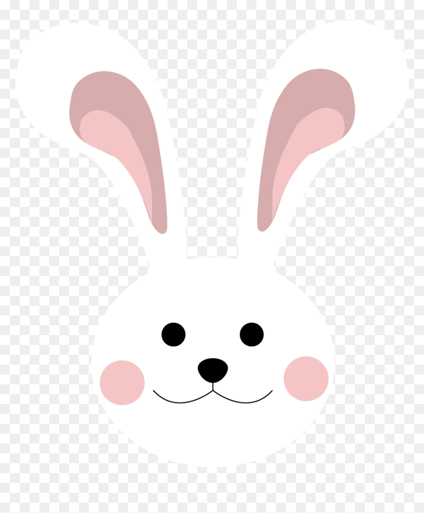 Onlinelabels Clip Art - Rabbit, HD Png Download - panda head png