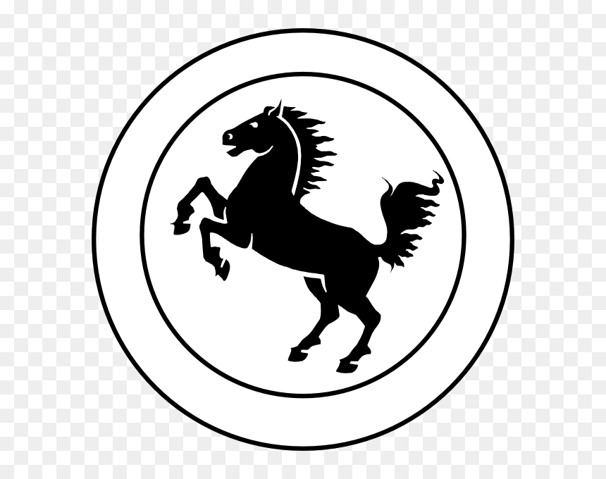 Clip Art Black Horse - Horse For Coat Of Arms, HD Png Download - black horse png