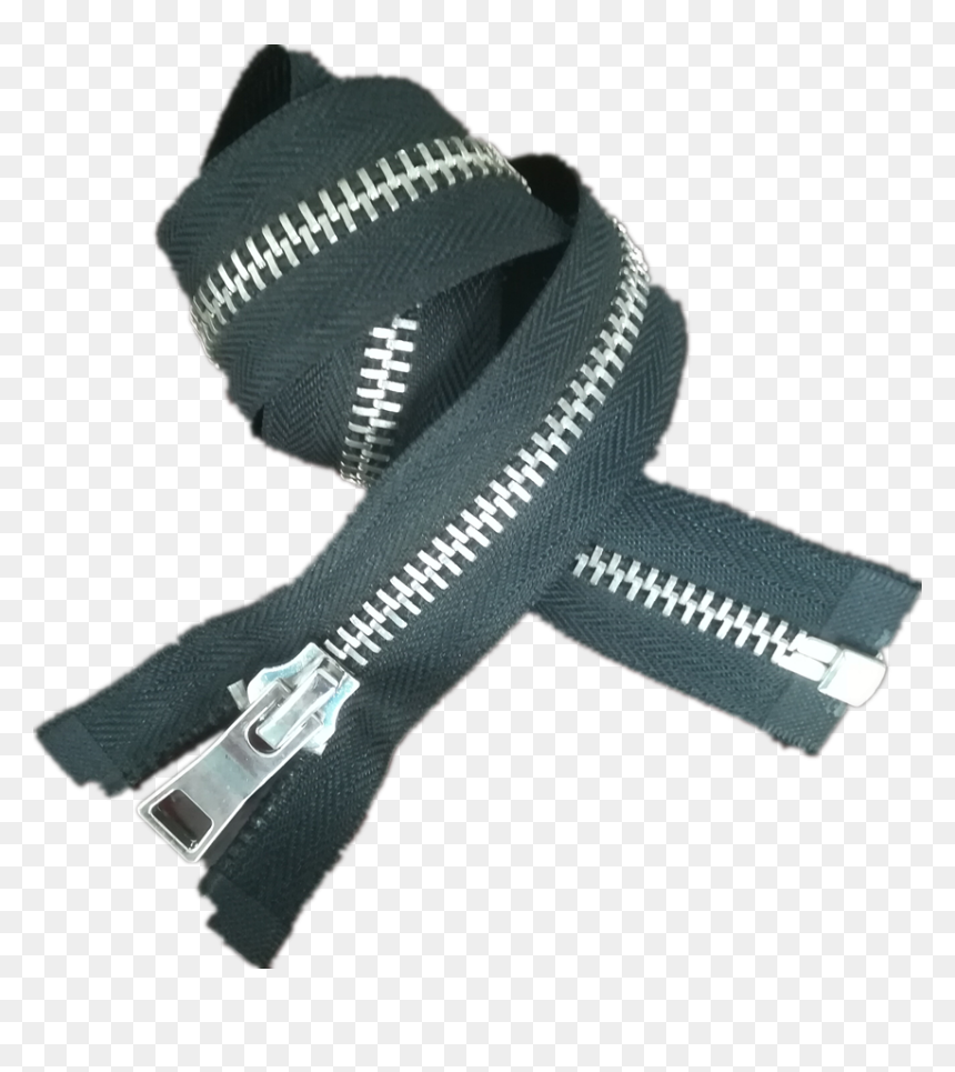 No8 Metal Zipper Bright White Gold Open End With Custom - Scarf, HD Png Download - open zipper png
