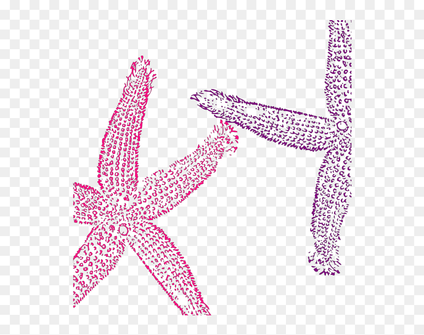 Starfish Label Png Images - Fish Clip Art, Transparent Png - starfish clipart png