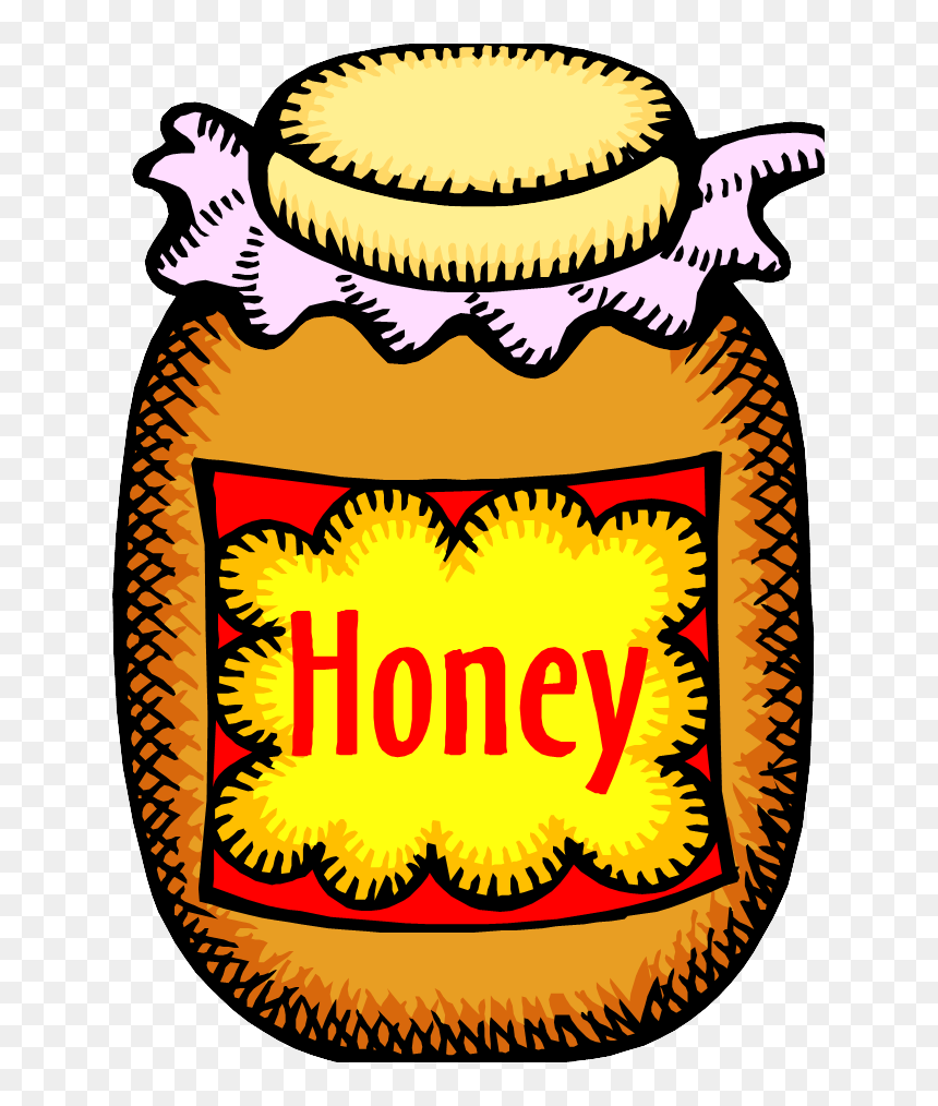 I Need A Hero - Jar Of Honey Cartoon, HD Png Download - honey jar png