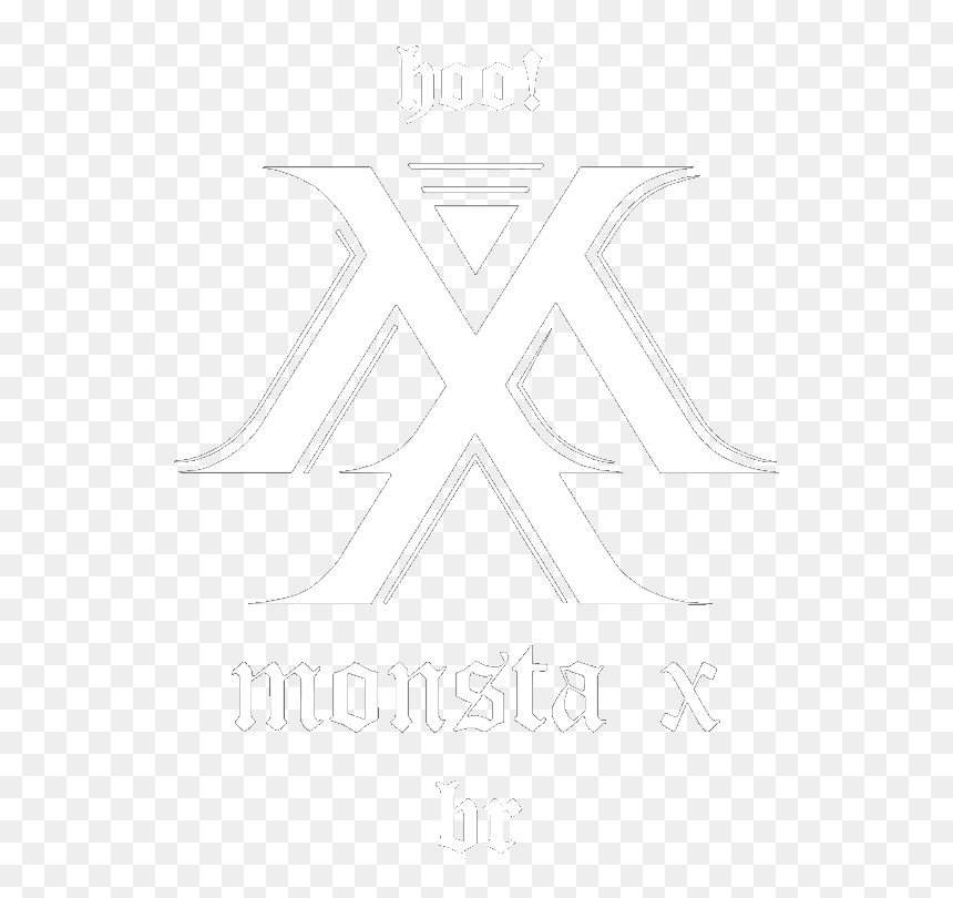 Thumb Image - Line Art, HD Png Download - monsta x logo png