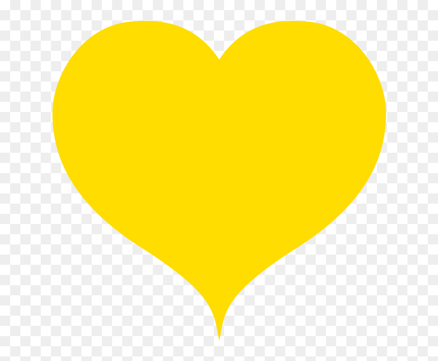 1162 Heart Png Free Clipart - Guardian Provider Personality Icon, Transparent Png - yellow heart png