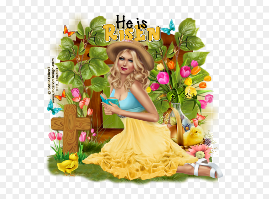 Girl, HD Png Download - he is risen png