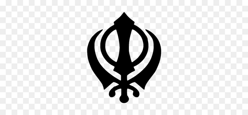 Khandablack1 Zpsb10365fa - Sikhism Symbol, HD Png Download - paint drop png