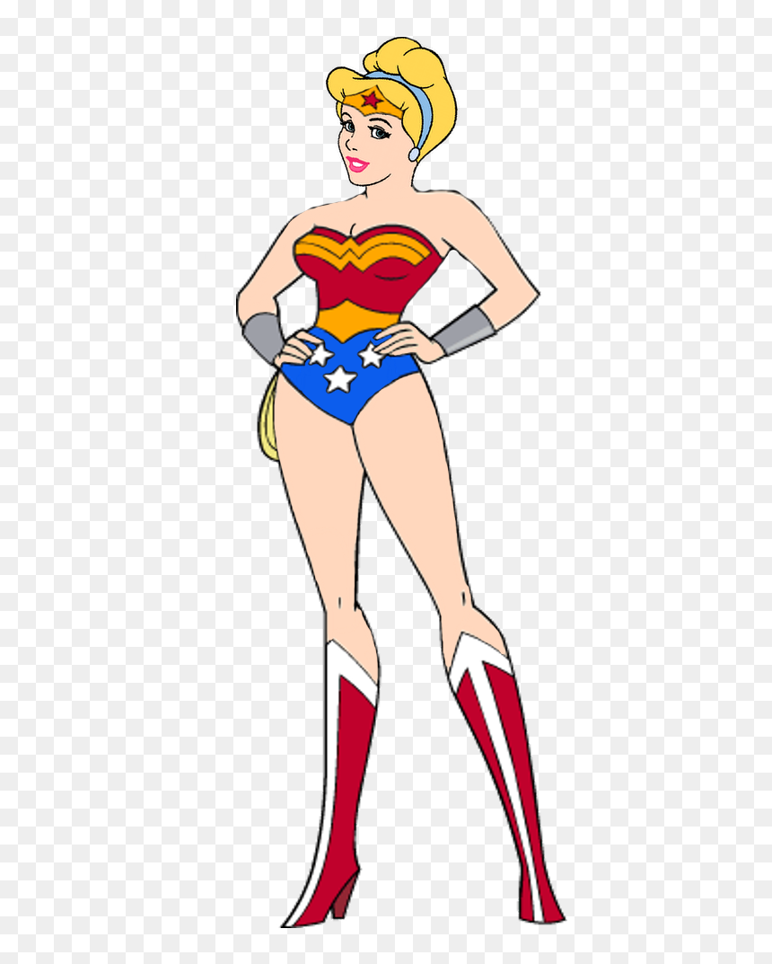 Princess Cinderella As Wonder Woman By Darthraner83 - Wonder Woman Chun Li, HD Png Download - princess cinderella png