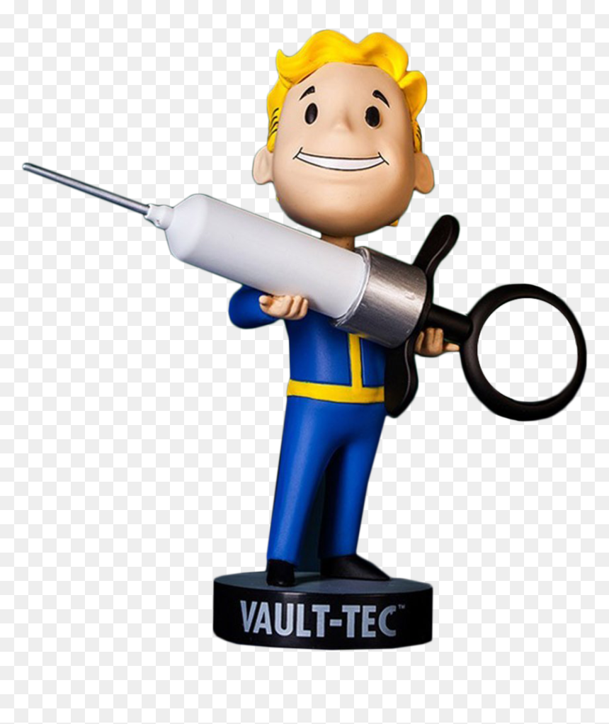 Medicine Vault Boy 111 Bobble Head Figure - Vault Tec Bobblehead Medicine, HD Png Download - fallout 4 vault boy png