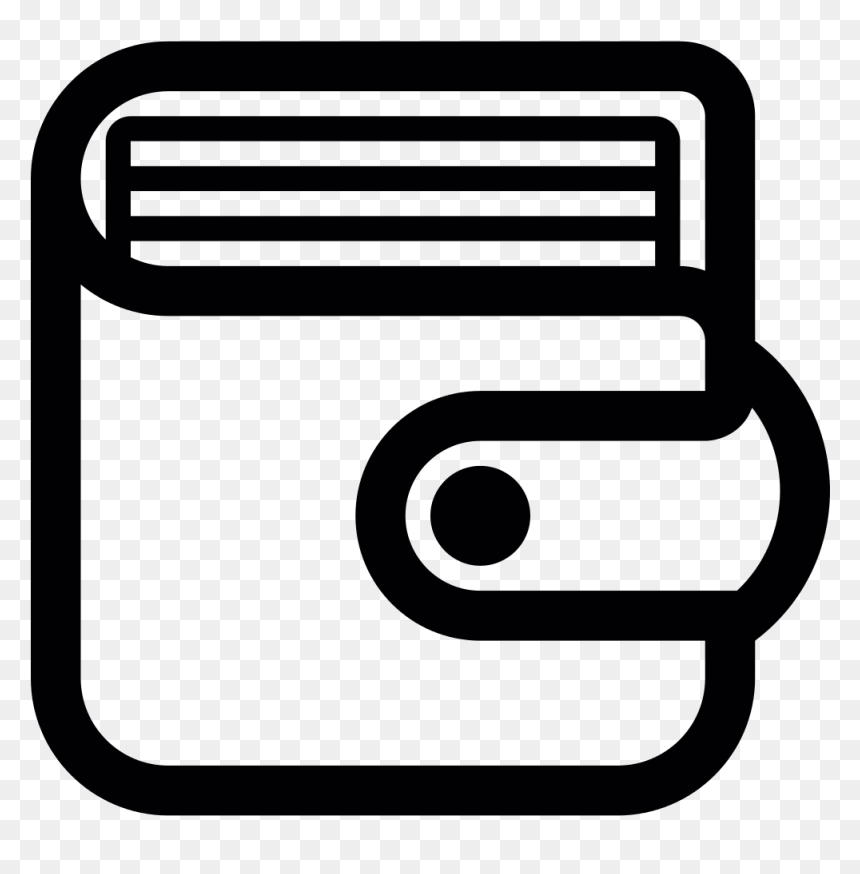 Wallet Flat Icon Clipart , Png Download - Vallet Icon, Transparent Png - open zipper png