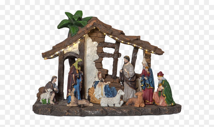 Decorative Scenery Nativity - Nativity Scene, HD Png Download - nativity scene png