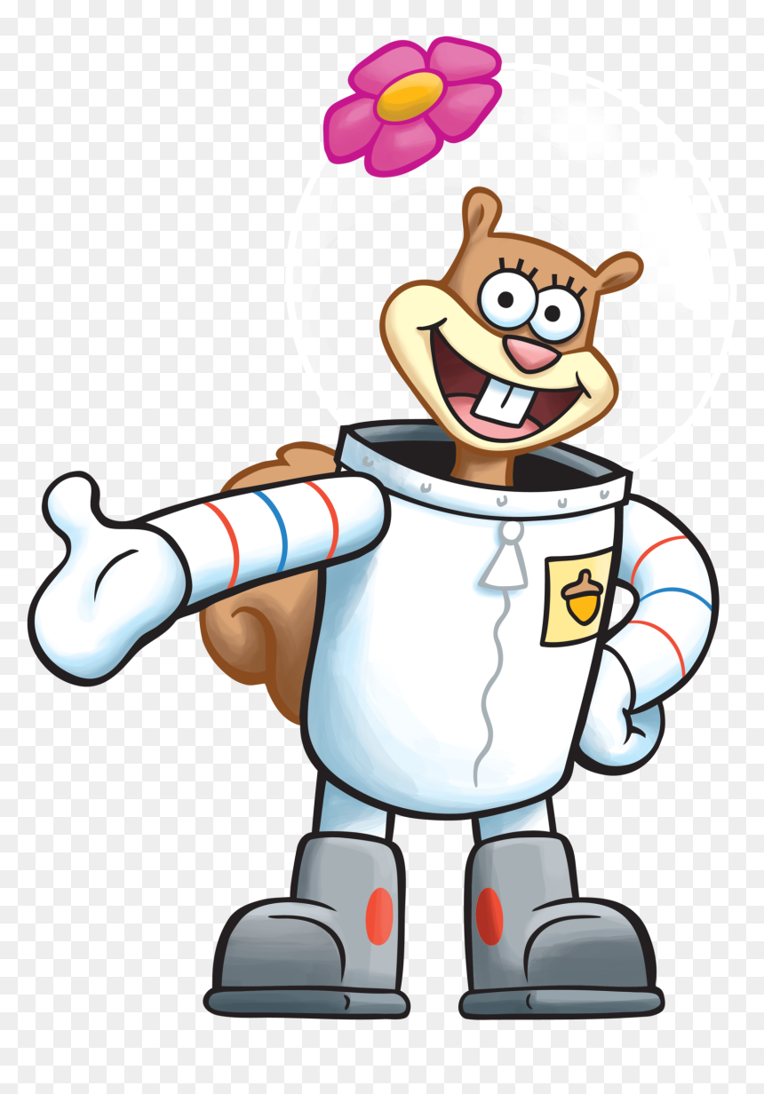 Transparent Squidward Nose Png - Sandy Cheeks Transparent, Png Download - nickelodeon png