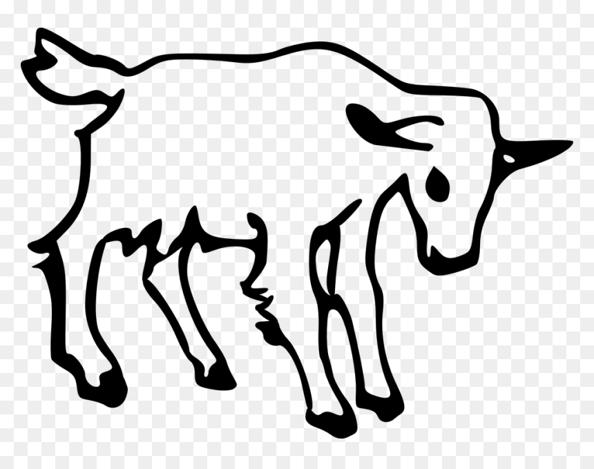 Goat Clipart Horns - G For Goat Worksheet, HD Png Download - goat horns png