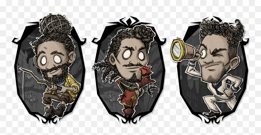 Don T Starve Together Warly, HD Png Download - sad troll face png