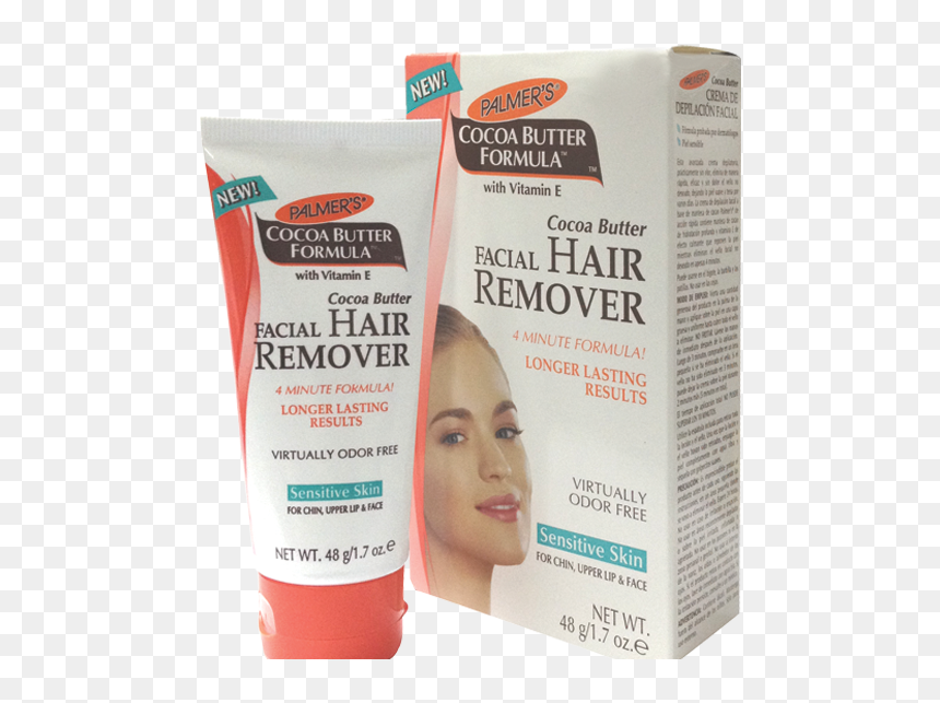 Palmer"s Cocoa Butter Formula With Vitamin E Cocoa - Palmer's Cocoa Butter Facial Hair Remover, HD Png Download - facial hair png