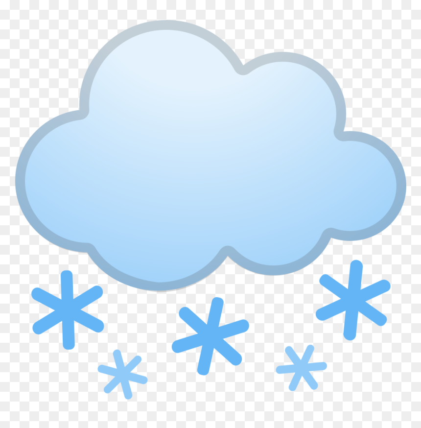 Cloud With Snow Icon - El Rey Fast Food Restaurant, HD Png Download - cloud emoji png