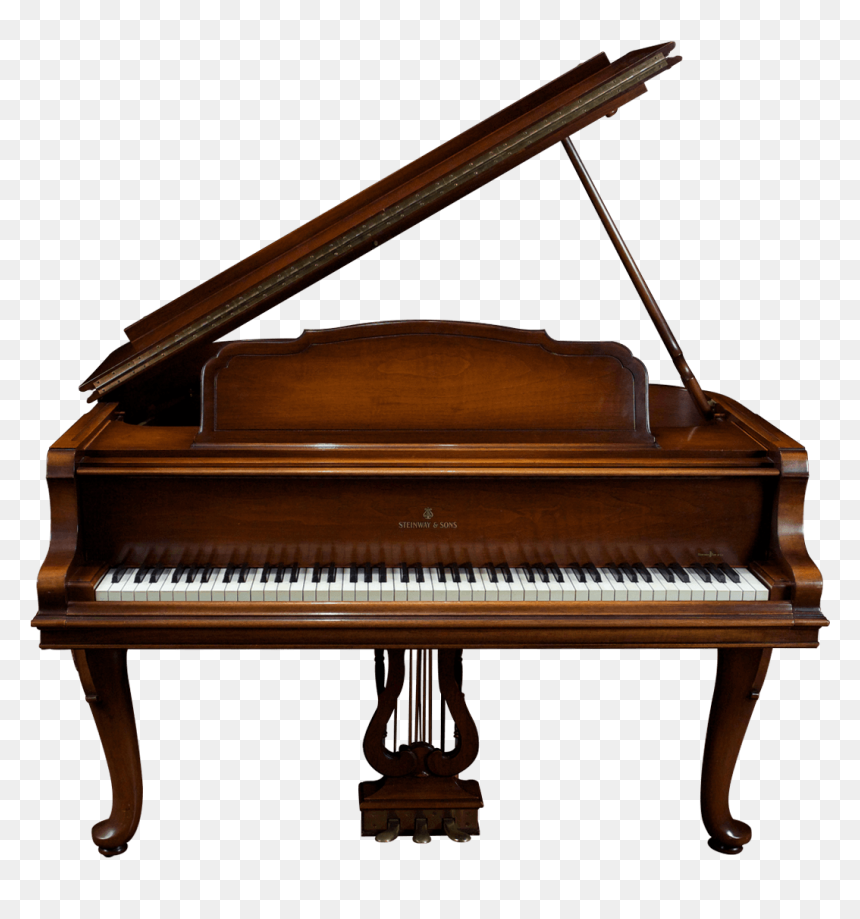 Brown Piano Png, Transparent Png - grand piano png