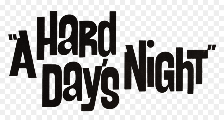 Hard Day's Night Png Transparent, Png Download - the beatles logo png