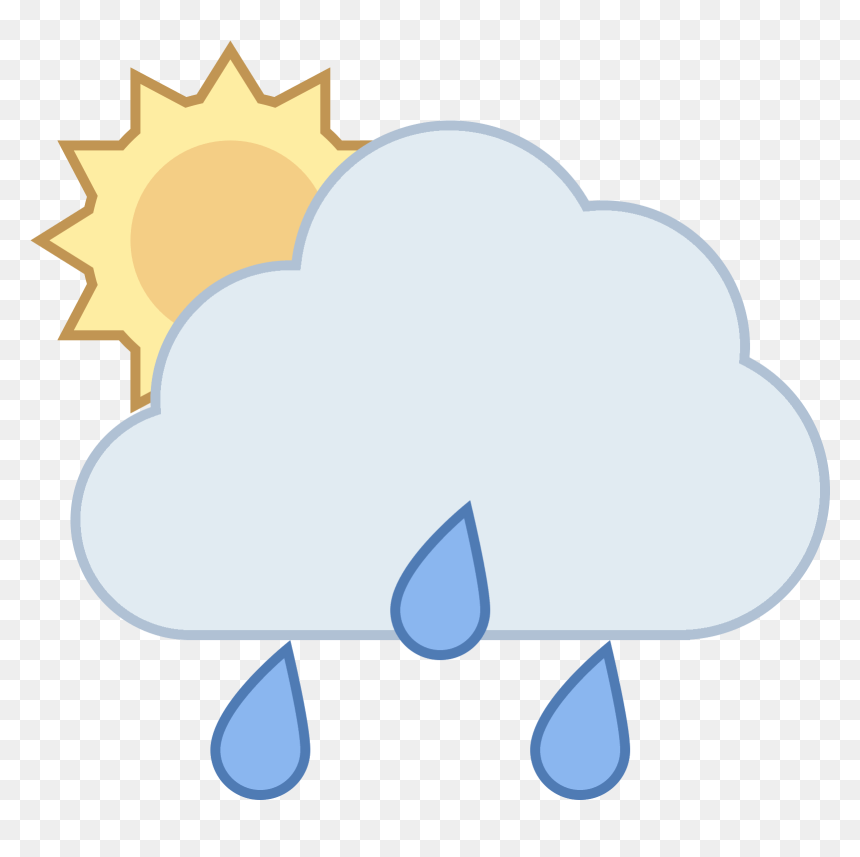 Emoji Clipart Rain, HD Png Download - cloud emoji png