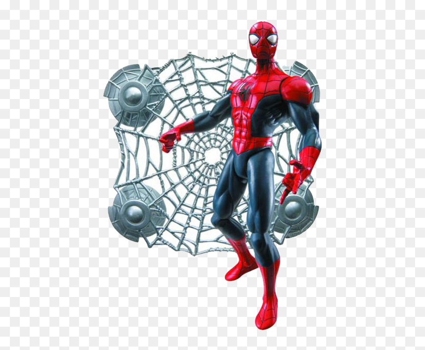Ultimate Spiderman Png Icons - Ultimate Spiderman Action Figure, Transparent Png - spiderman face png