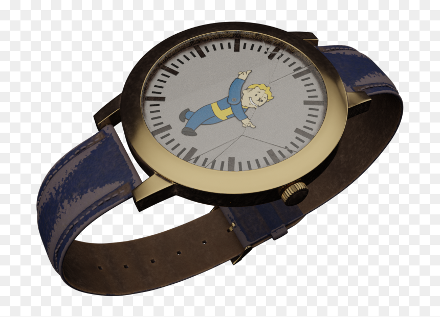 Analog Watch, HD Png Download - fallout 4 vault boy png