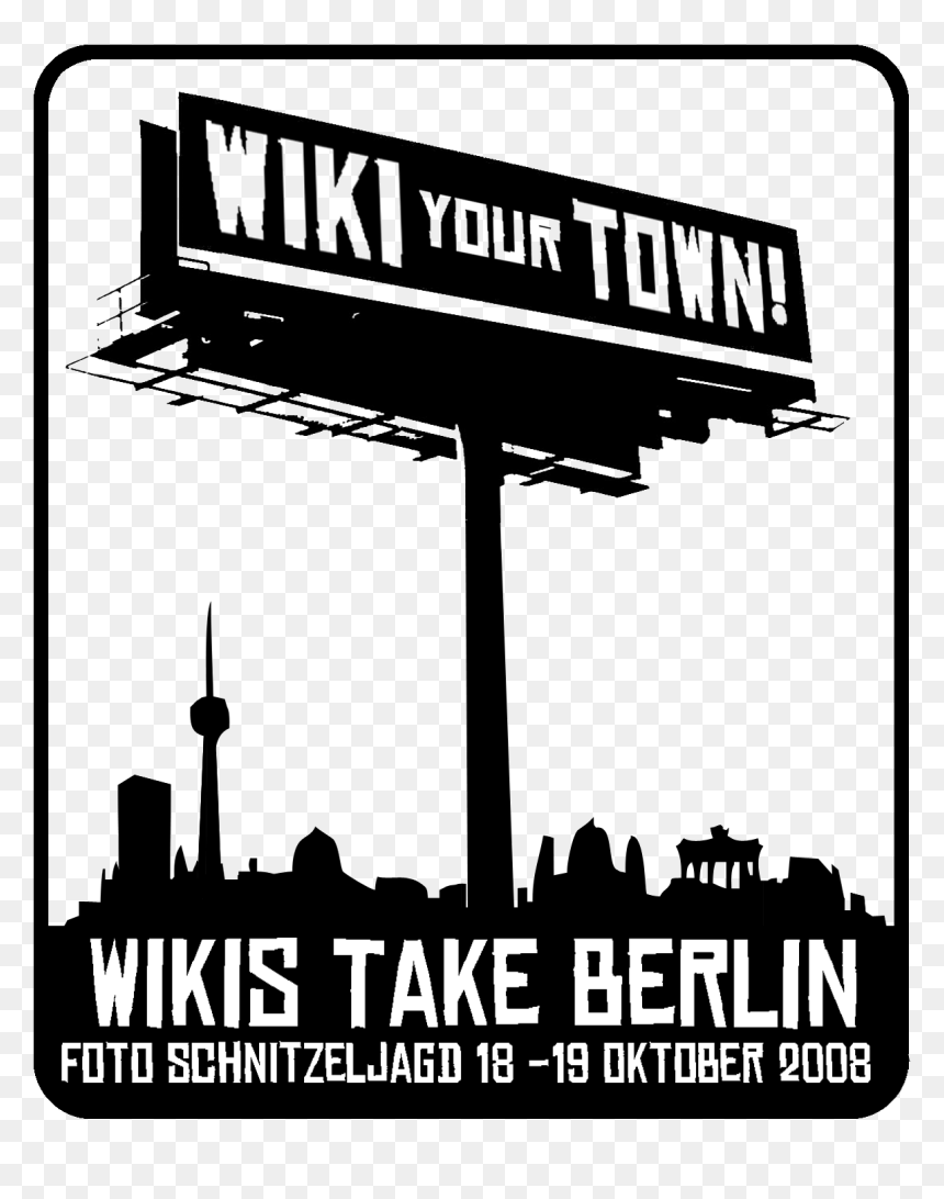 Wikis Take Berlin - Silhouette, HD Png Download - town silhouette png