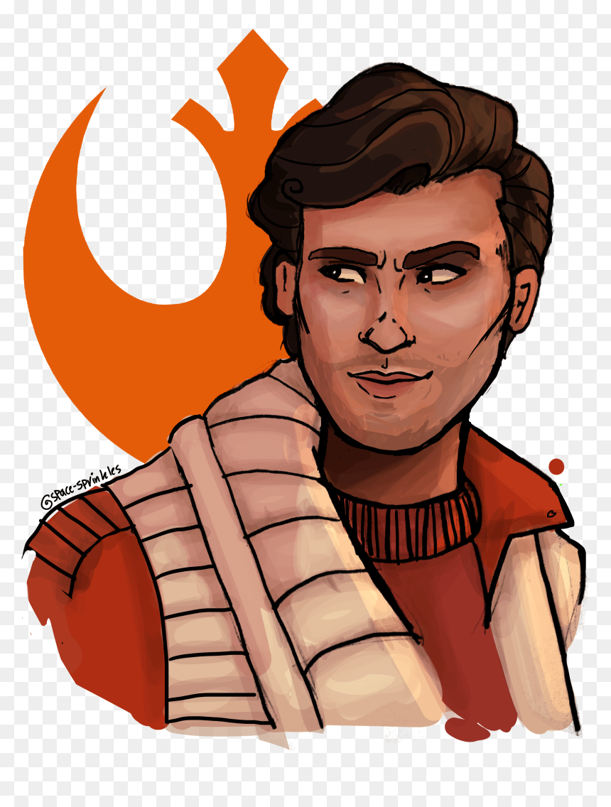 Illustration, HD Png Download - poe dameron png