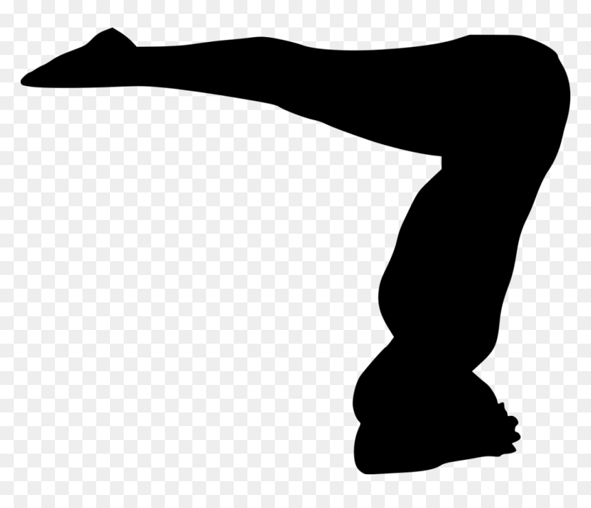 Yoga Silhouette Png, Transparent Png - yoga silhouette png