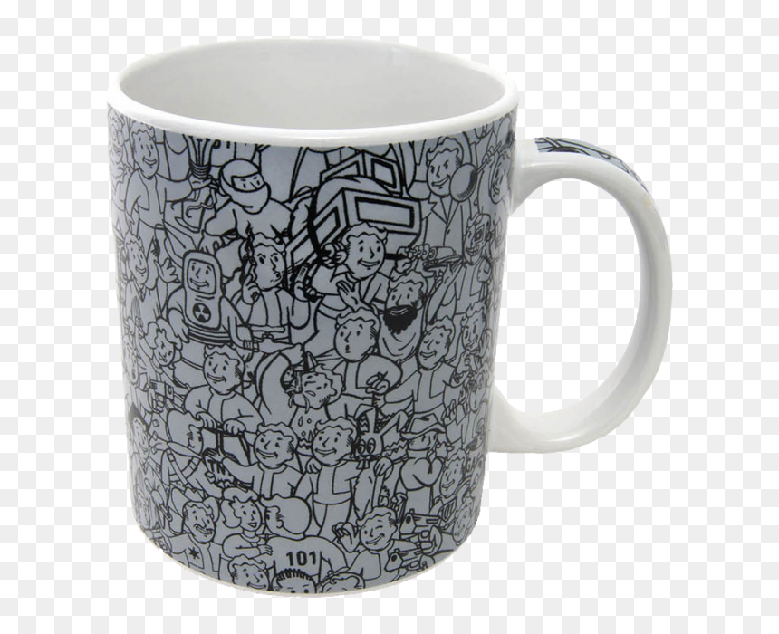 Vault Boy Mug, HD Png Download - fallout 4 vault boy png