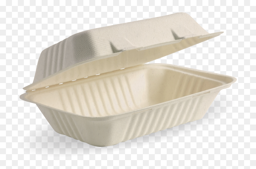 Bagasse Lunch Box, HD Png Download - clam shell png