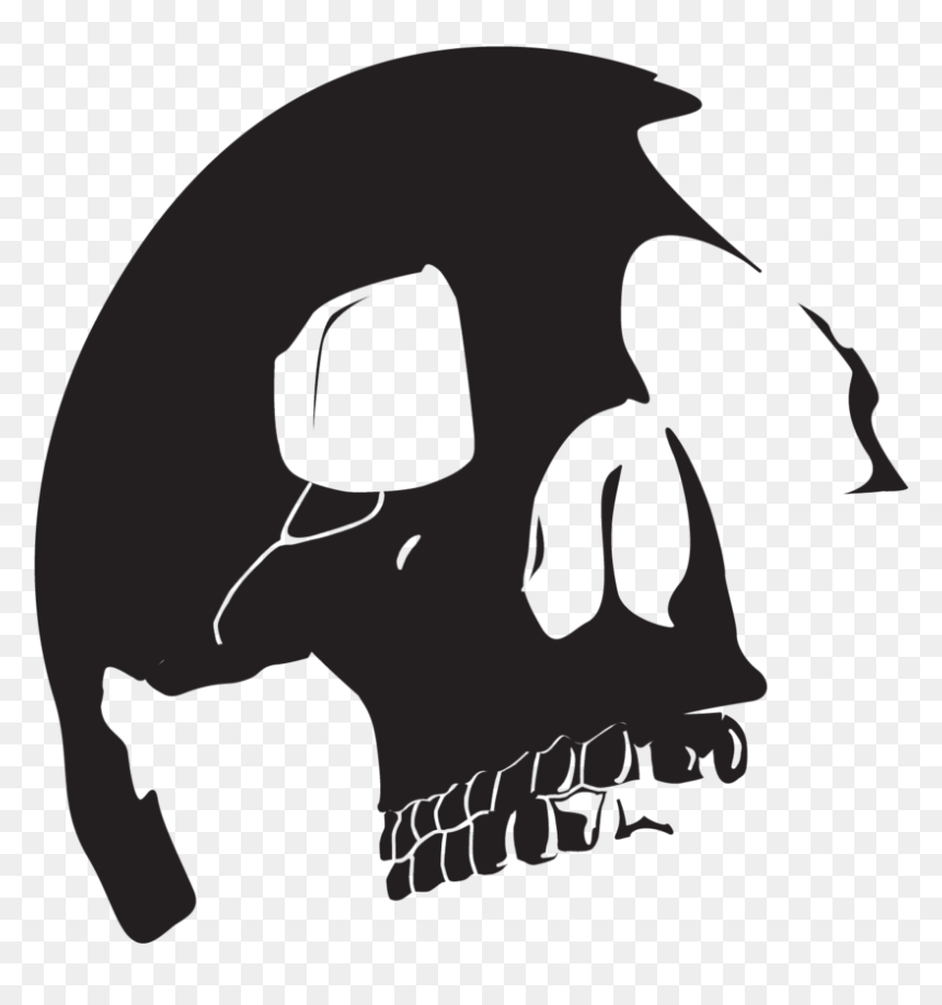 Punisher Thunderbolt Ross Skull Clip Art, HD Png Download - skull silhouette png