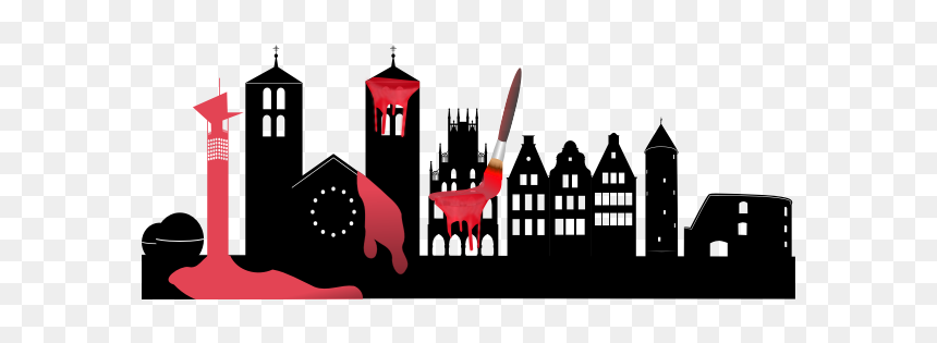 Paint The Town Red - Münster Skyline, HD Png Download - town silhouette png