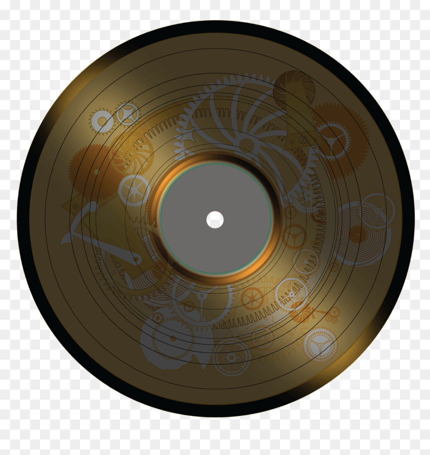 Circle, HD Png Download - gold record png