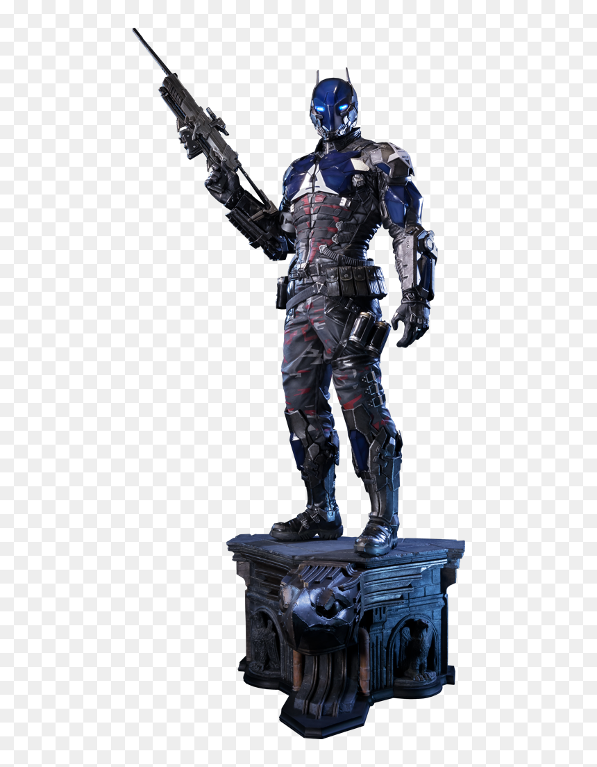 Batman Arkham Knight - Batman Arkham Knight Arkham Knight Statue, HD Png Download - batman arkham knight png