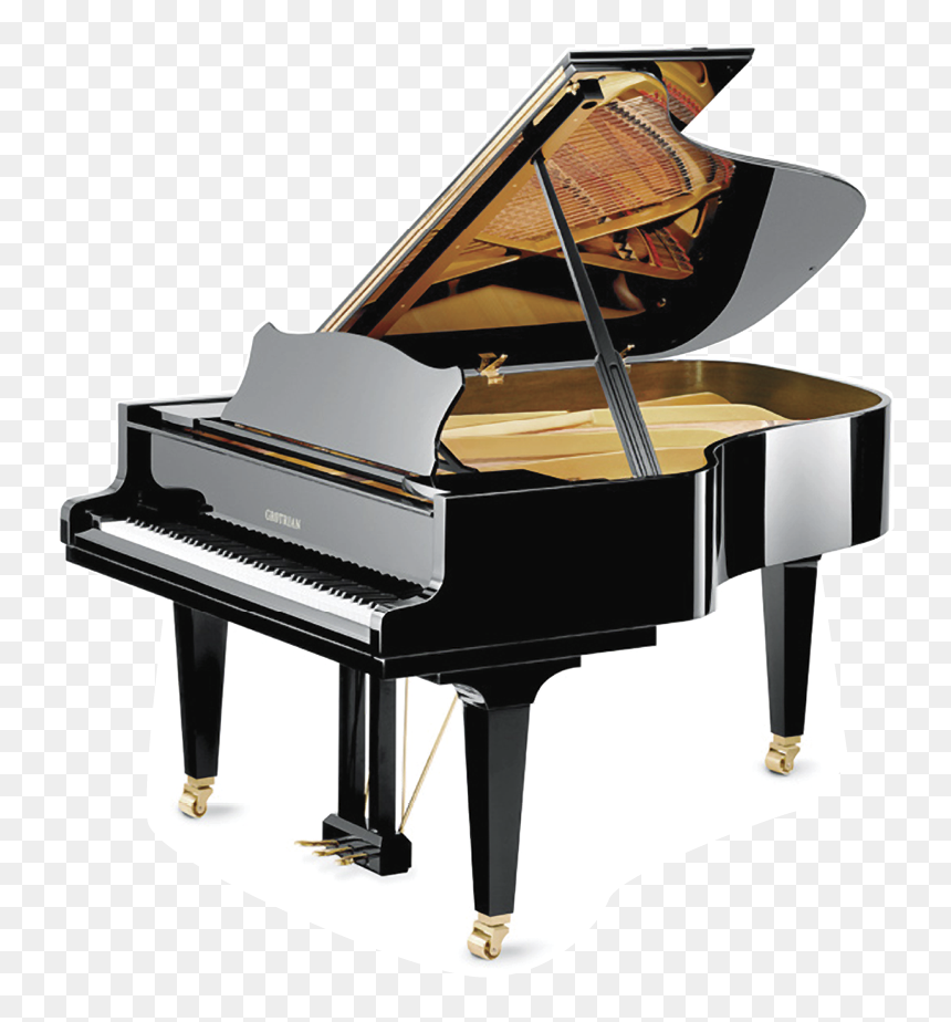 Clip Transparent Stock Review Grotrian Pianos Cabinet - Piano Transparent, HD Png Download - grand piano png