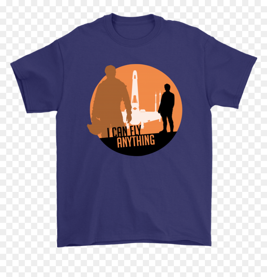Poe Dameron I Can Fly Anything Star Wars Shirts - Grinch Shirts For Teachers, HD Png Download - poe dameron png